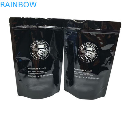 Bolsa plástica Ziplock de los granos de café de la muesca del rasgón que empaqueta 100g 200g 250g 500g