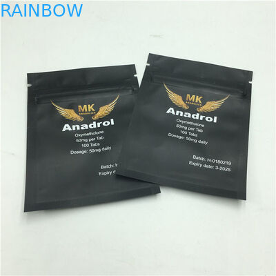 La cremallera Matte Snack Plastic Pouches Packaging imprimió el lado tres sellado