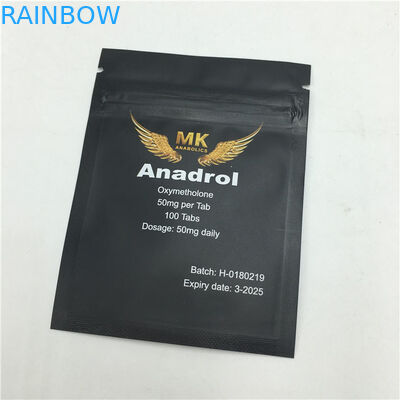 La cremallera Matte Snack Plastic Pouches Packaging imprimió el lado tres sellado