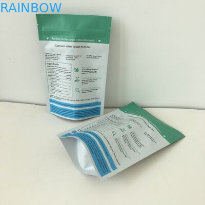 El papel de aluminio se levanta el bolso del bocado de la cremallera que empaqueta Digitaces impreso