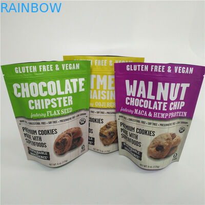 El soporte del plástico encima de bolsos de empaquetado Ziplock imprimió la categoría alimenticia de 1 galón