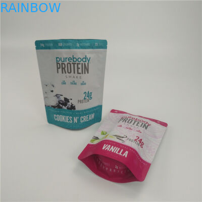 Matte Finish Protein Powder Custom imprimió bolsos del bocado huele bolsos de la categoría alimenticia de la barra de chocolate de la prueba
