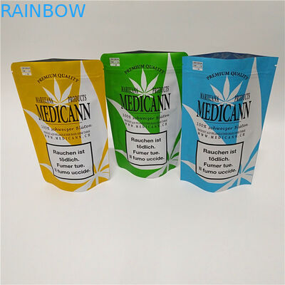 Suave al tacto plástica comestible de los bolsos del papel de aluminio de Mylar del oso gomoso