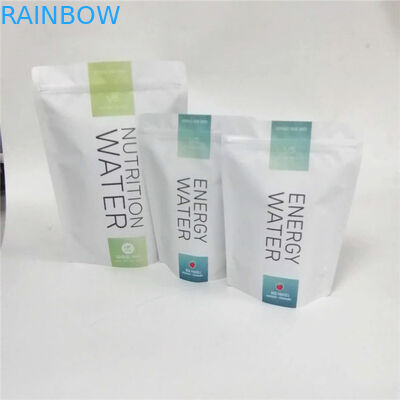 Soporte plástico de encargo de Mylar encima de los bolsos de la bolsa de la cremallera para el empaquetado de la bomba del baño