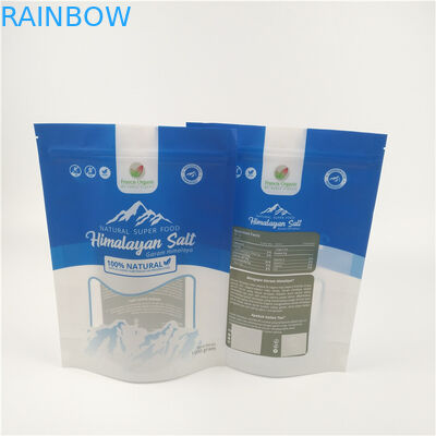 Hoja de empaquetado Matt Stand Up Ziplock Pouch de la sal de baño reutilizable