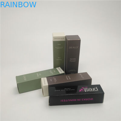 Perfume la caja de papel de empaquetado cosmética 350gsm para el embalaje de la botella del dropper