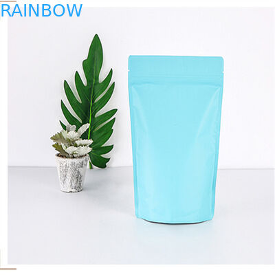 El papel de aluminio plástico del exfoliante corporal se levanta la bolsa con la cremallera