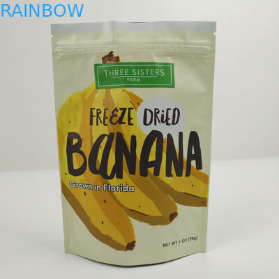 El soporte seco plástico de encargo del aluminio de la fruta encima del fotograbado de la bolsa imprimió