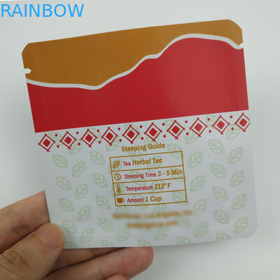 A prueba de humedad amistoso de Eco del bolso de Matte Heat Seal Tea Packaging del papel de aluminio