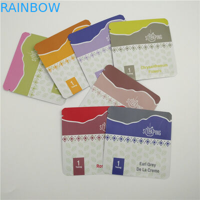 A prueba de humedad amistoso de Eco del bolso de Matte Heat Seal Tea Packaging del papel de aluminio