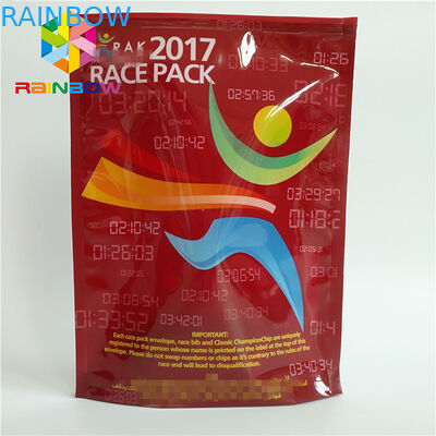 La bolsa plástica de la cremallera de Mylar Standy del papel de aluminio de la categoría alimenticia modificó para requisitos particulares impreso