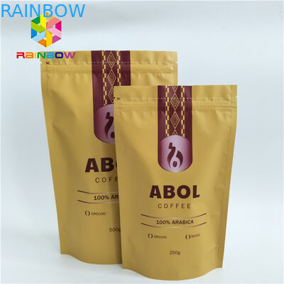 Categoría alimenticia de encargo que suelda la bolsa del papel en caliente de aluminio que empaqueta la situación Ziplock