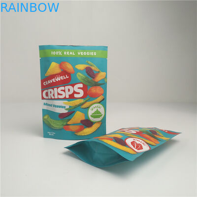 Bolsa mezclada orgánica 35g de Matte Mylar Aluminum Stand Up de las verduras secadas