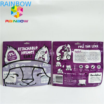 El lado tres selló el pequeño empaquetado de impresión de encargo con Front Window claro