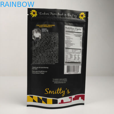 Bolsos Ziplock amistosos de Eco Matt Aluminum Foil Stand Up para la comida de las nueces