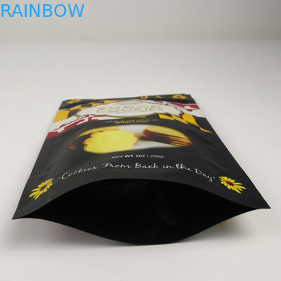 Bolsos Ziplock amistosos de Eco Matt Aluminum Foil Stand Up para la comida de las nueces