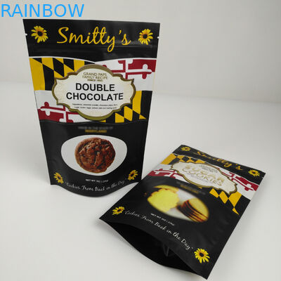 Bolsos Ziplock amistosos de Eco Matt Aluminum Foil Stand Up para la comida de las nueces