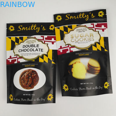 Bolsos Ziplock amistosos de Eco Matt Aluminum Foil Stand Up para la comida de las nueces