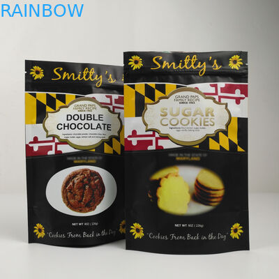 La prueba derecha plástica del olor del bolso de la cremallera del papel de aluminio de Mylar modificó para requisitos particulares impreso