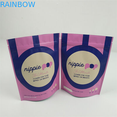 la cerradura de la cremallera de la prueba del olor del precio de fábrica 200g coloca para arriba la comida mylar de la bolsa del papel de aluminio de la bolsa empaqueta aduana impresa de encargo de la galleta