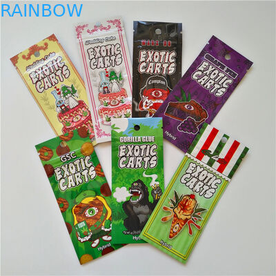 La aduana imprimió el bolso de empaquetado Ziplock que se puede volver a sellar comestible de Mylar del olor de la prueba del oso gomoso reciclable de la mala hierba