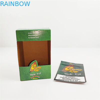 La hoja natural modificada para requisitos particulares barata del grabba del boxe de papel del regalo envuelve bolsos del paquete y la caja de presentación para la envoltura de la hoja del fronto del grabba