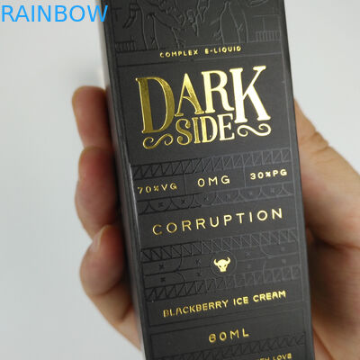 Caja de empaquetado de papel cosmética de encargo de Logo Printed Rectangular Glossy Foldable para las botellas del cuidado de piel del suero de la esencia del perfume