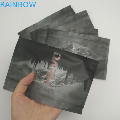 Cerradura que se puede volver a sellar de la cremallera de Front Back Window Heat Sealed de la prueba clara del olor que empaqueta el sello lateral Doypack del almacenamiento tres de la comida de Mylar