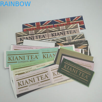 Acepte al OEM de encargo del logotipo que Fashionabl imprimió etiquetas autoadhesivas adhesivas del vino de las etiquetas engomadas de la prenda impermeable adhesiva de la etiqueta