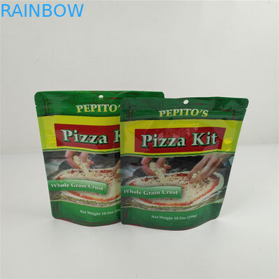 El bolso de la comida que embala la hoja de encargo del café de los bolsos de Logo Smell Proof coloca el soporte para arriba impreso de la bolsa encima de los bolsos que embalan la pizza