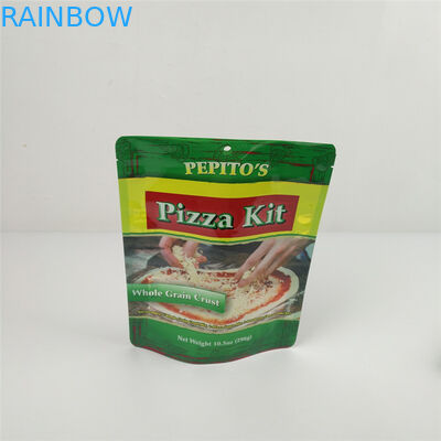 El bolso de la comida que embala la hoja de encargo del café de los bolsos de Logo Smell Proof coloca el soporte para arriba impreso de la bolsa encima de los bolsos que embalan la pizza