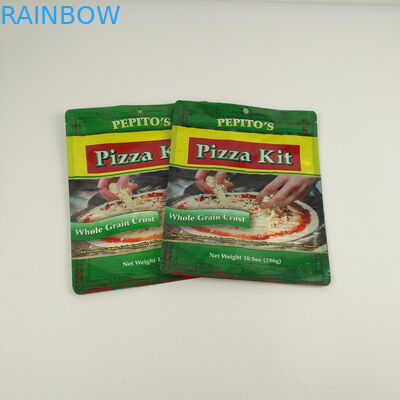 El bolso de la comida que embala la hoja de encargo del café de los bolsos de Logo Smell Proof coloca el soporte para arriba impreso de la bolsa encima de los bolsos que embalan la pizza