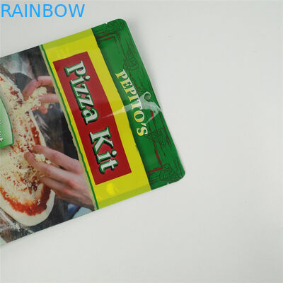 El bolso de la comida que embala la hoja de encargo del café de los bolsos de Logo Smell Proof coloca el soporte para arriba impreso de la bolsa encima de los bolsos que embalan la pizza