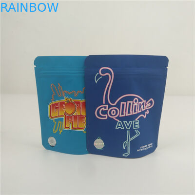 3,5 g Edibles Mylar empaqueta el bolso comestible gomoso suave de empaquetado de la bolsa del caramelo de la prueba del olor