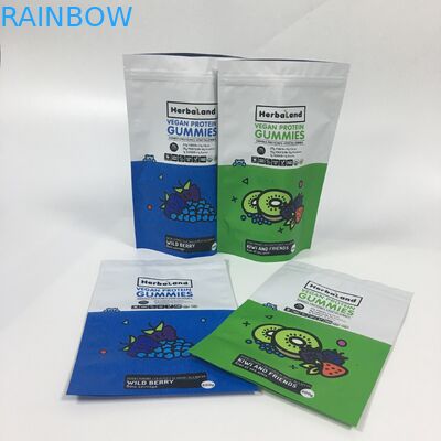 El empaquetado al por mayor de Matte Smell Proof Aluminum Foil se levanta las bolsas de plástico comestibles de Mylar de la bolsa