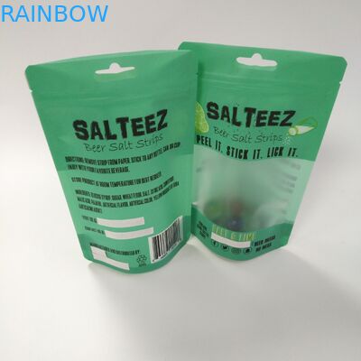 La ventana clara CMYK 100mic se levanta la bolsa de la cremallera con la cremallera