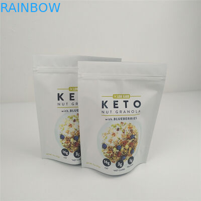 Soporte del Ziplock de VMPET 120mic encima del fotograbado del acondicionamiento de los alimentos del MOPP de la bolsa impreso