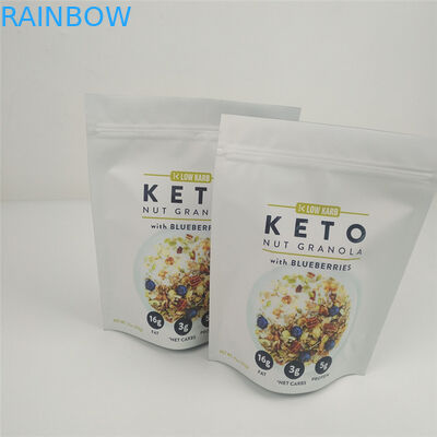 Soporte del Ziplock de VMPET 120mic encima del fotograbado del acondicionamiento de los alimentos del MOPP de la bolsa impreso