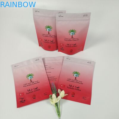 CMYK mate bolso del bocado de 150 micrones que empaqueta para el polvo del café del bocado