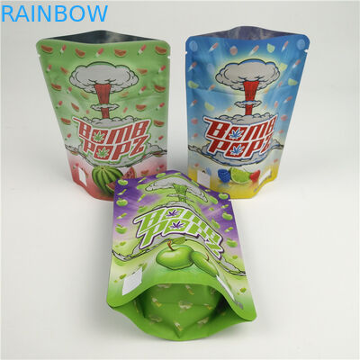 El olor de empaquetado de la mala hierba del incienso herbario que se puede volver a sellar de Mylar impermeabiliza el bolso MOPP de Mylar