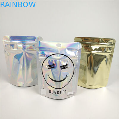 La mala hierba Mylar de la prueba del olor de PMS empaqueta bolsos Ziplock laminados hoja de CBD