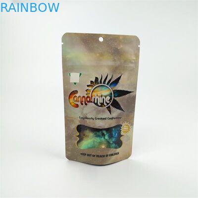 Bolso que se puede volver a sellar VMPET de la prueba 3.5g Mylar del olor para las galletas