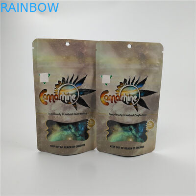 Bolso que se puede volver a sellar VMPET de la prueba 3.5g Mylar del olor para las galletas