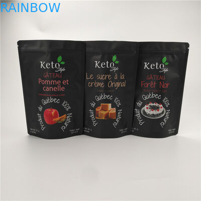 el acondicionamiento de los alimentos de los 8x15cm FDA Mylar empaqueta VMPET para el bocado de la torta del caramelo