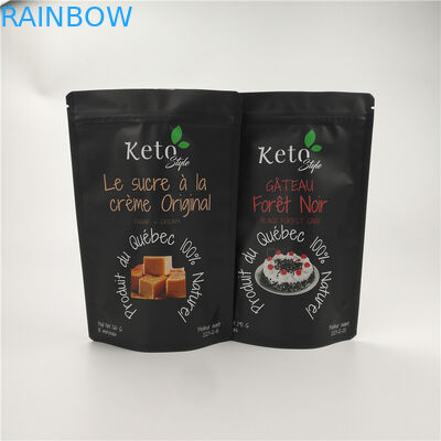 el acondicionamiento de los alimentos de los 8x15cm FDA Mylar empaqueta VMPET para el bocado de la torta del caramelo