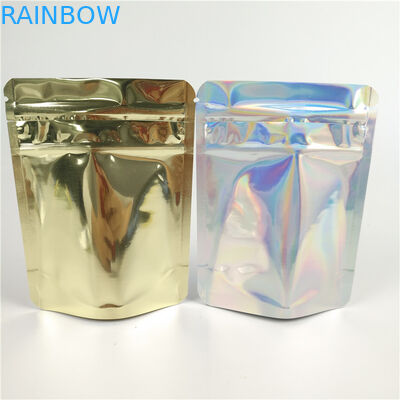Bolso Ziplock CMYK plástico de la prueba del olor del SGS 200g con la ventana