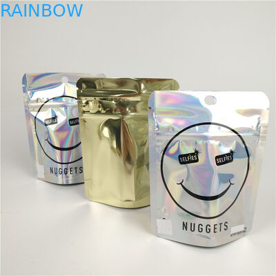 El papel de aluminio que se puede volver a sellar de Zipock 300g Mylar empaqueta el acondicionamiento de los alimentos comestible