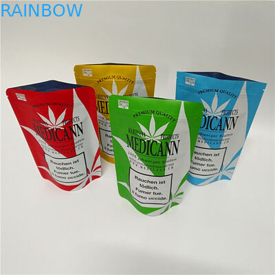 El olor de la flor de la galleta impermeabiliza el bolso resistente de la mala hierba de los niños Ziplock del bolso de Mylar