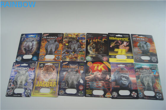 Tarjetas plásticas 3D del agujero 89X127m m del doble del FDA para el rinoceronte 7