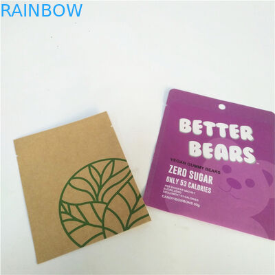 Bolso de empaquetado Cmyk del bocado plano de VMPET 1.2C NY 1.5C para el caramelo de la galleta